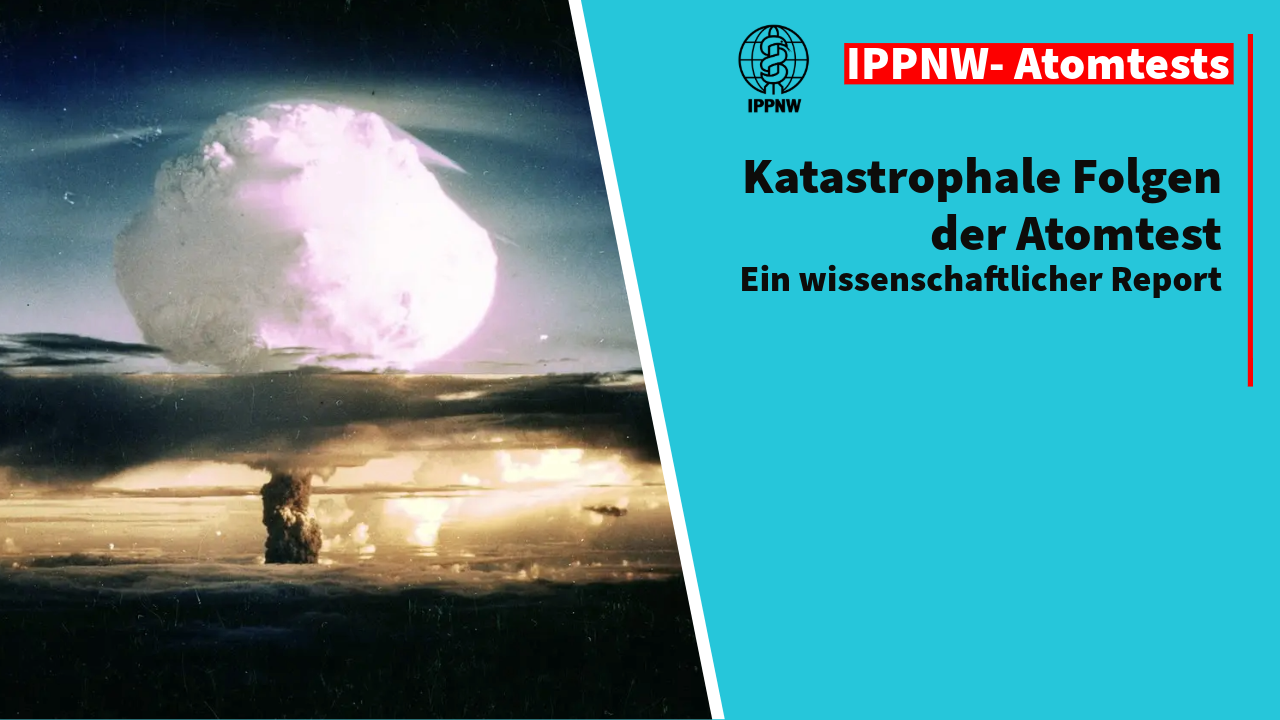 Historische Aufnahme einer Kernwaffenexplosion über dem Meer: gewaltiger weiß leuchtender Feuerball mit Pilzstiel über dem dunklen Horizont – Mahnmal atomarer Zerstörungskraft