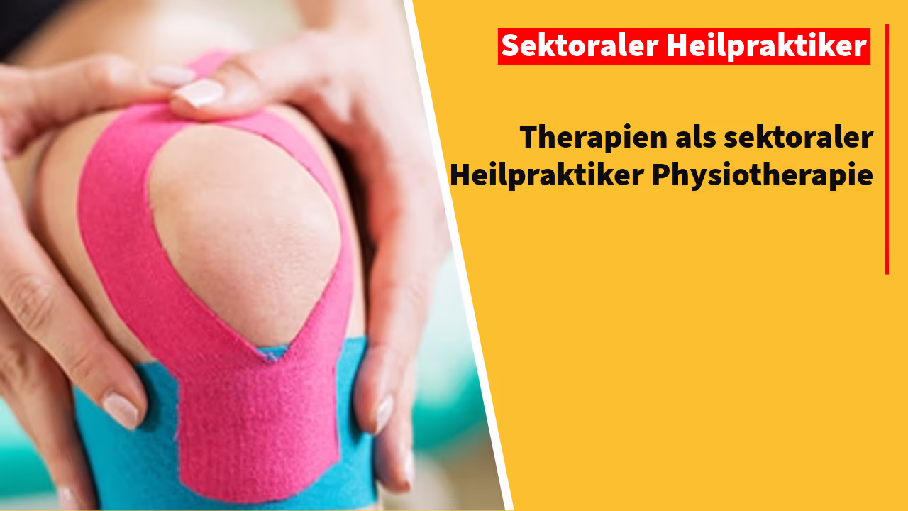 Therapie sektoraler Heilpraktiker Physio - Kinesiotape