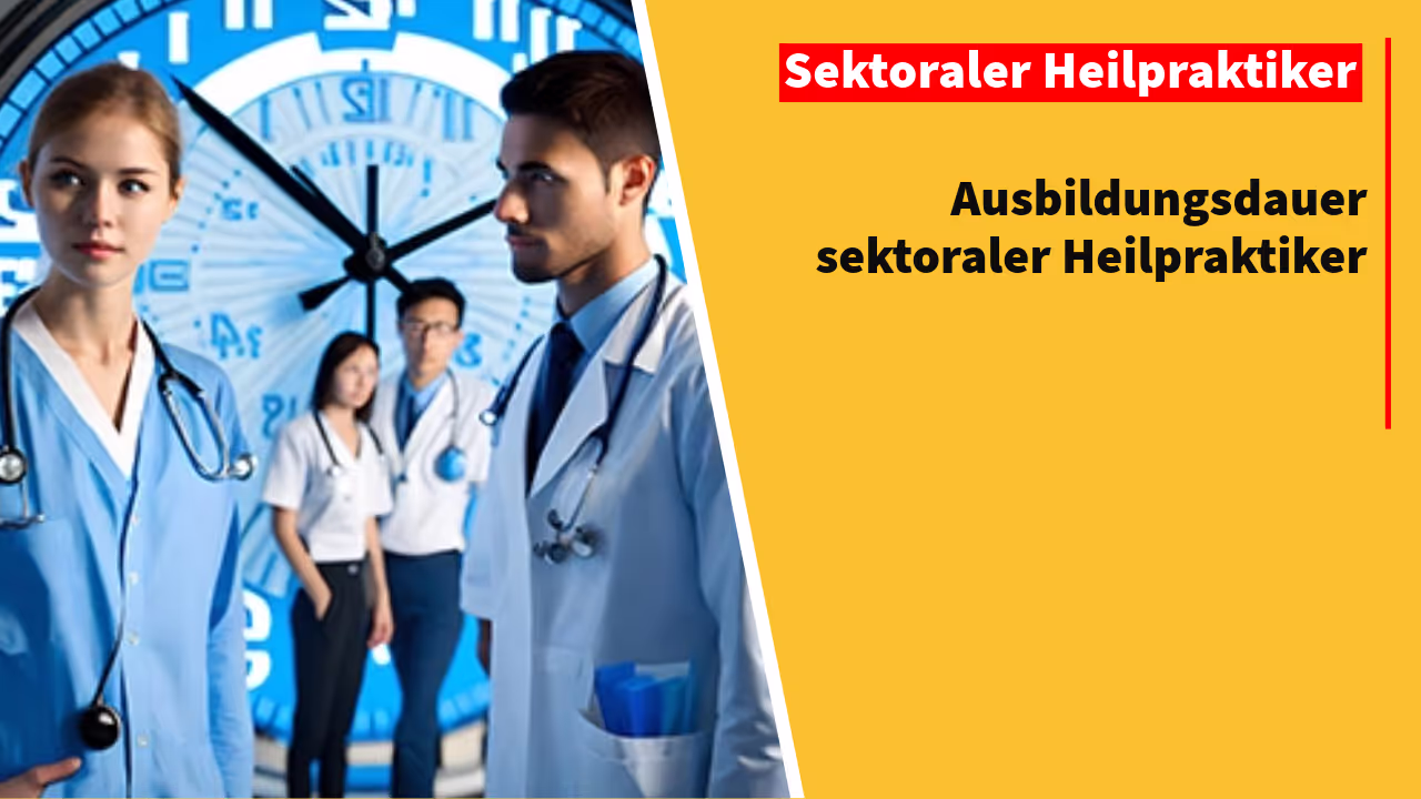 Die Dauer bis zur Anerkennung als sektoraler Heilpraktiker für Physiotherapie