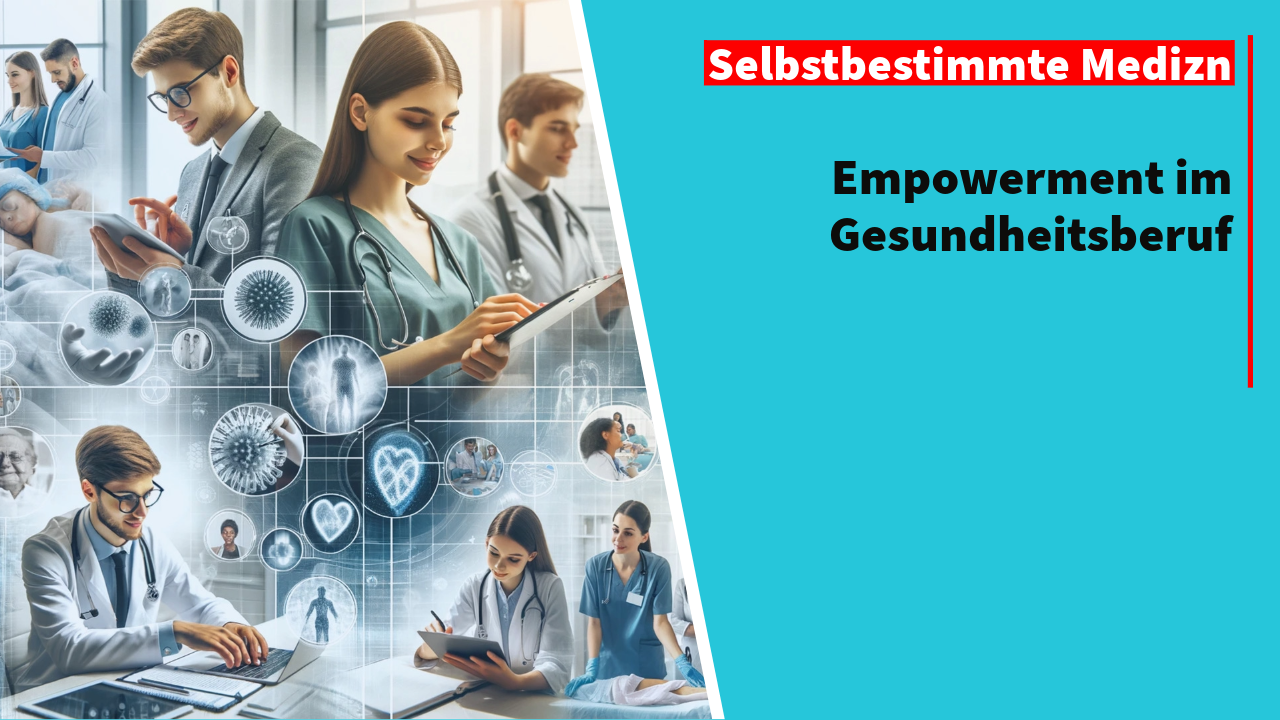 Junge Gesundheitsfachkräfte kommunizieren mit Patienten und lernen, umgeben von moderner Medizintechnik