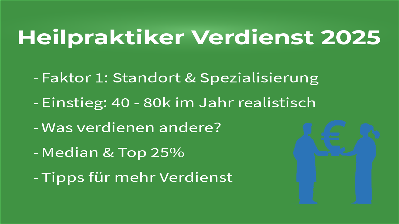 Ist eine Karriere als Heilpraktiker finanziell lohnend