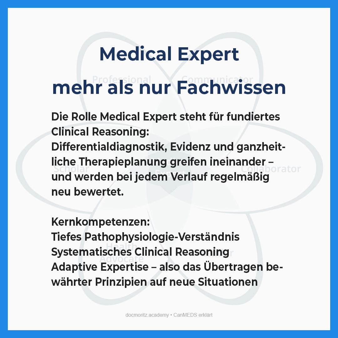Übersicht der 7 CanMEDS-Rollen für therapeutische Berufe – von Kommunikation bis Führung in der Ausbildung